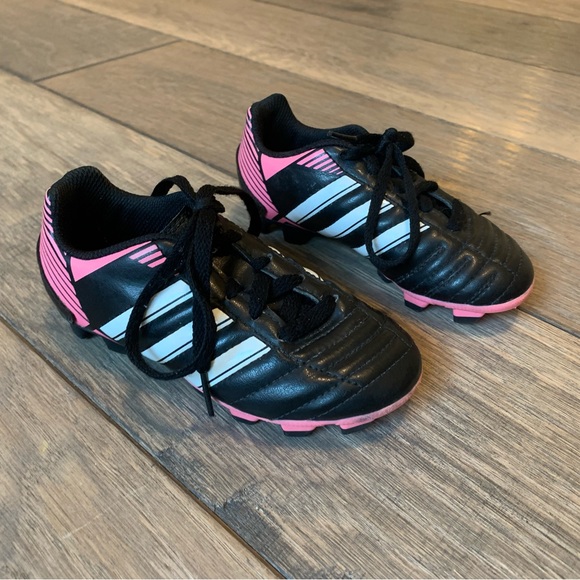 adidas Other - Adidas Toddler Soccer Cleats Size 10.5 Pink and Black